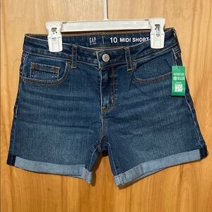 GAP Blue Jean Shorts Mid-Length